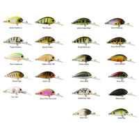 Atomic Hardz Crank Deep Hardbody 38mm Crankbait Fishing Lure - Choose Colour