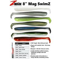 Zman Mag SwimZ 8" Soft Plastic Fishing Lure Zman Z man Paddle - Choose Colour