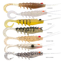 Shimano Squidgy Prawn Wriggler 65mm Soft Plastics Fishing Lure