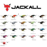 Jackall Pompadour 79mm Topwater Hard Body Fishing Lure - Choose Colour