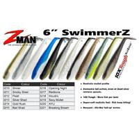  Zman 6" Inch SwimmerZ Soft Plastic Fishing Lures Z Man Zman Swimmers