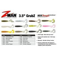 Zman GrubZ 3.5" 6pk Soft Plastic Fishing Lure - Choose Colour
