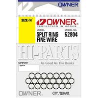 Owner 52804 Fine Wire Split Fishing Ring - Choose Size