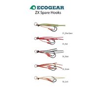 Ecogear ZX Replacement Assist Fishing Hook Size S - Choose Colour
