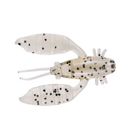 Discontinued - Shimano Bio Tough Crawler 45mm Softplastic Fishing Lures 02T - UV CRACK PEPPER