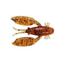 Discontinued - Shimano Bio Tough Crawler 45mm Softplastic Fishing Lures 05T - UV PUMPKIN SEED