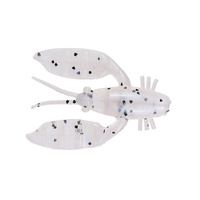 Discontinued - Shimano Bio Tough Crawler 45mm Softplastic Fishing Lures 08T - UV SALT & PEPPER GLOW