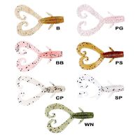 Shimano Squidgies Bio Tough Double Tail Twin Grub Softplastic Fishing Lure