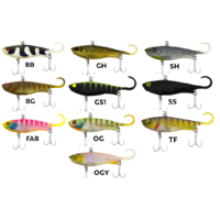 Zerek Fish Trap 65mm Soft Vibe Sinking Crankbait Fishing Lure - Choose Colour