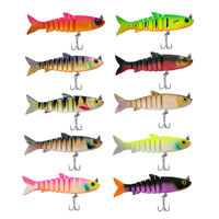 Zerek Live Mullet 3.5" Joint Swimbait Fishing Lure - Choose Colour