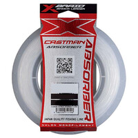 YGK XBraid Absorber 50m Castman Monofilament Shock Fishing Leader - Choose Lb