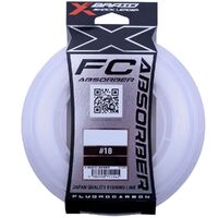 YGK XBraid Absorber 50m Fluorocarbon Shock Fishing Leader - Choose Lb