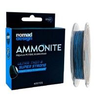 Nomad Design Ammonite 300yd Multi Colour Jigging Braid Fishing Line - Choose Lb