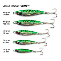 Arma Nugget Slimey Metal Casting Fishiing Jig - Choose Weight