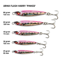 Arma Flash Harry Pinked Colour Metal Casting Fishing Jig - Choose Weight