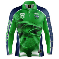 Canberra Raiders Barracuda Fishing Shirt Ruby Union Football By Ashtabula