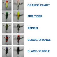 Bassman Aussie Crawler 120mm Surface Fishing Lure - Choose Colour