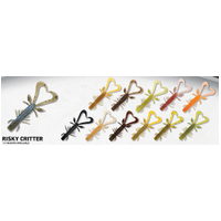 Daiwa 2021 BaitJunkie Risky Critter Soft Plastic Fishing Lure Bait Junkie - Choose Colour