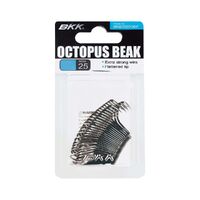 BKK Octopus Beak Black Bait Fishing Hook 25 Bulk Pack - Choose Size