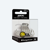 BKK Raptor-X 3X-Wire Treble Fishing Hook - Choose Hook Size
