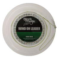 Black Magic Wind On Tough Trace Monofilament Fishing Leader - Choose Lb