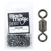 Black Magic Rolling Fishing Swivel Economy Pack - Choose Size