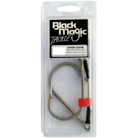 Black Magic Twin Hook Shackle Rig Open Gape Fishing Hook - Choose Size