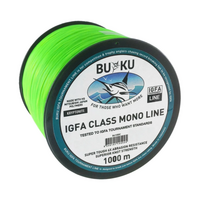 Buku IGFA Class 1000m Kryptonite Monofilament Fishing Line - Choose Lb Tested
