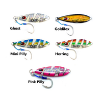 Cast On The Drop 20g Slow Pitch Fishing Metal Jig - Choose Colour