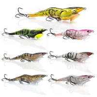 Chasebaits Panic Prawn 70mm Hard Body Topwater Fishing Lure - Choose Colour