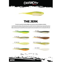 Rapala Crush City The Jerk 3.75" Soft Plastic Fishing Lure - Choose Colour