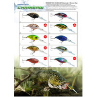 Profishent Chainsaw 65mm Crankbait Hard Body Fishing Lure - Choose Colour