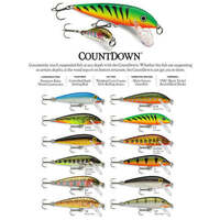 Rapala CountDown 3cm Hard Body Fishing Lure - Choose Colour