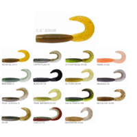 Daiwa 2020 BaitJunkie 2.5" Grub Soft Plastic Fishing Lure Bait Junkie - Choose Colour