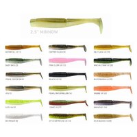 Daiwa 2020 BaitJunkie 2.5" Minnow Soft Plastic Fishing Lure Bait Junkie - Choose Colour