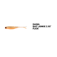 Daiwa 2023 BaitJunkie Flick 2.95" Soft Plastic Fishing Lure - Choose Colour