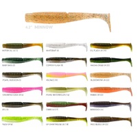 Daiwa 2021 BaitJunkie 4.2" Minnow Soft Plastic Fishing Lure Bait Junkie - Choose Colour