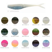 Daiwa 2020 BaitJunkie 5" Jerkshad Soft Plastic Fishing Lure  Bait Junkie - Choose Colour