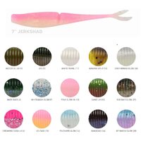 Daiwa 2020 BaitJunkie 7" Jerkshad Soft Plastic Fishing Lure Bait Junkie - Choose Colour