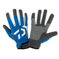 Daiwa 2020 Offshore Fishing Gloves UV Protection Heavy Duty Blue Colour - Choose Size