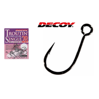 Decoy Single 28 Troutin Plugging Single Lure Fishing Hook - Choose Size