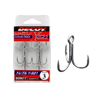 Decoy Y-S21 Standard High Performance Treble Fishing Hook - Choose Size