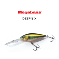 Megabass Deep-Six Crankbait Floating Fishing Lure - Choose Colour