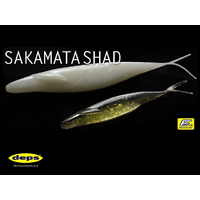 Deps Sakamata Shad 4" Soft Plastic Fishing Lure - Choose Colour
