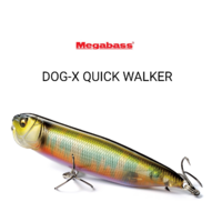 Megabass Dog-X Quick Walker Pencil Floating Fishing Lure - Choose Colour