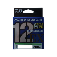 Daiwa 2024 Saltiga Durasensor 12 EX Si3+ Chartruse Colour 200m Braid Fishing Line - Choose Lb