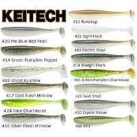  Keitech 2" Inch Easy Shiner Soft Plastic Fishing Lure - Choose Colour