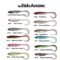 Fish Arrow Flash J Grub 4.5" Soft Plastic Fishing Lure - Choose Colour