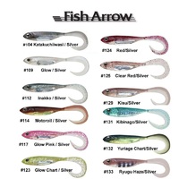 Fish Arrow Flash J Grub 4.5" SW Soft Plastic Fishing Lure - Choose Colour