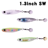 Fish Arrow Flash J Spin SW 1.3" Elastomer Soft Plastic Fishing Lure - Choose Colour